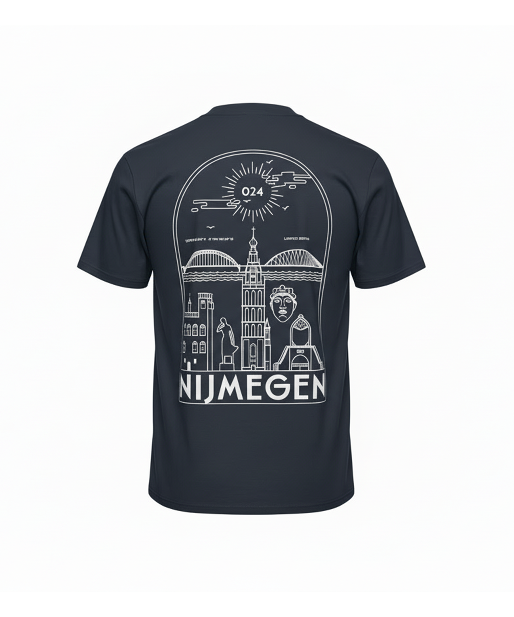 Kultivate - Icons Compass - T-shirt - Dark Navy