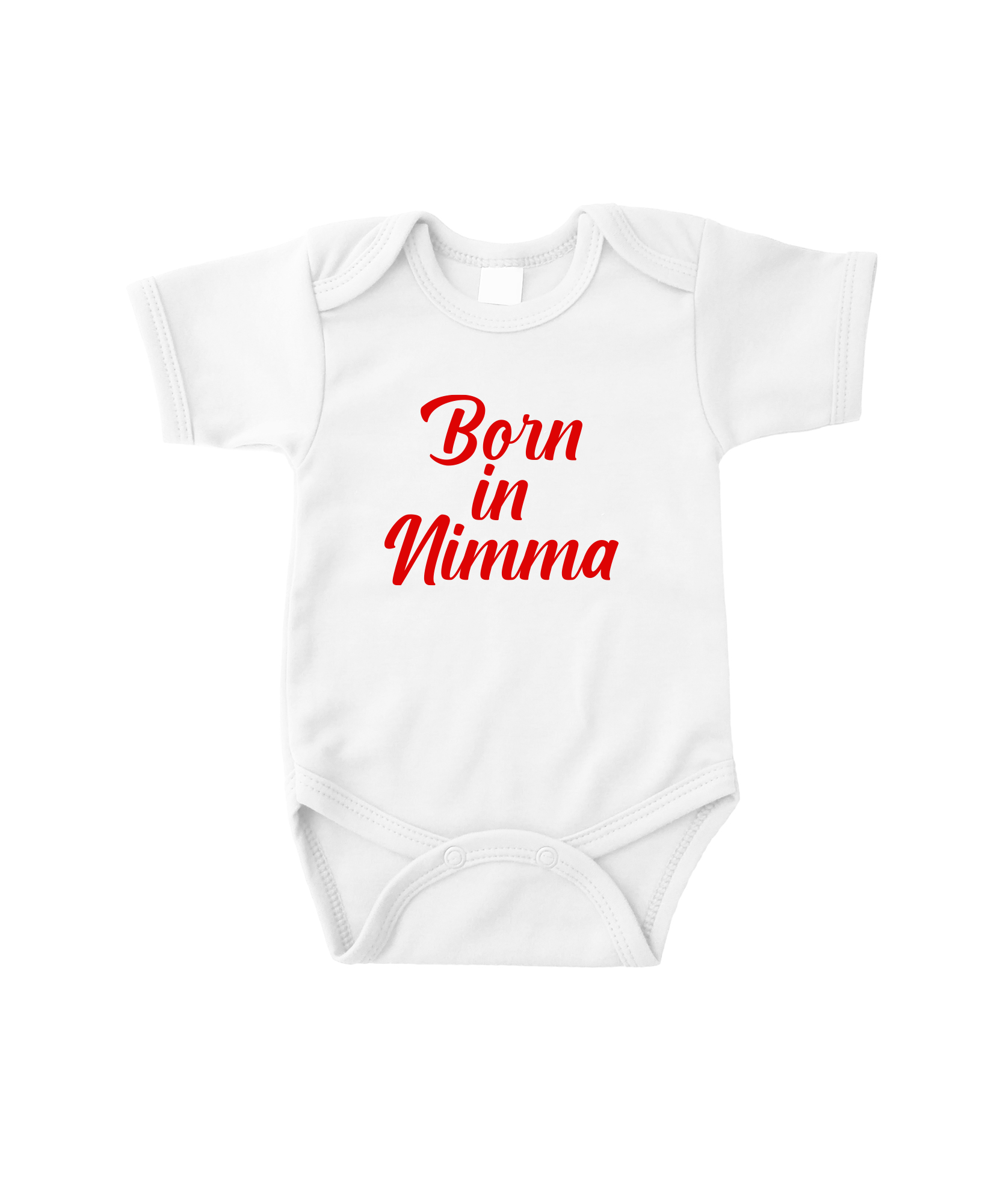 ILOVENIJMEGEN - Romper - Born In Nimma - White/red