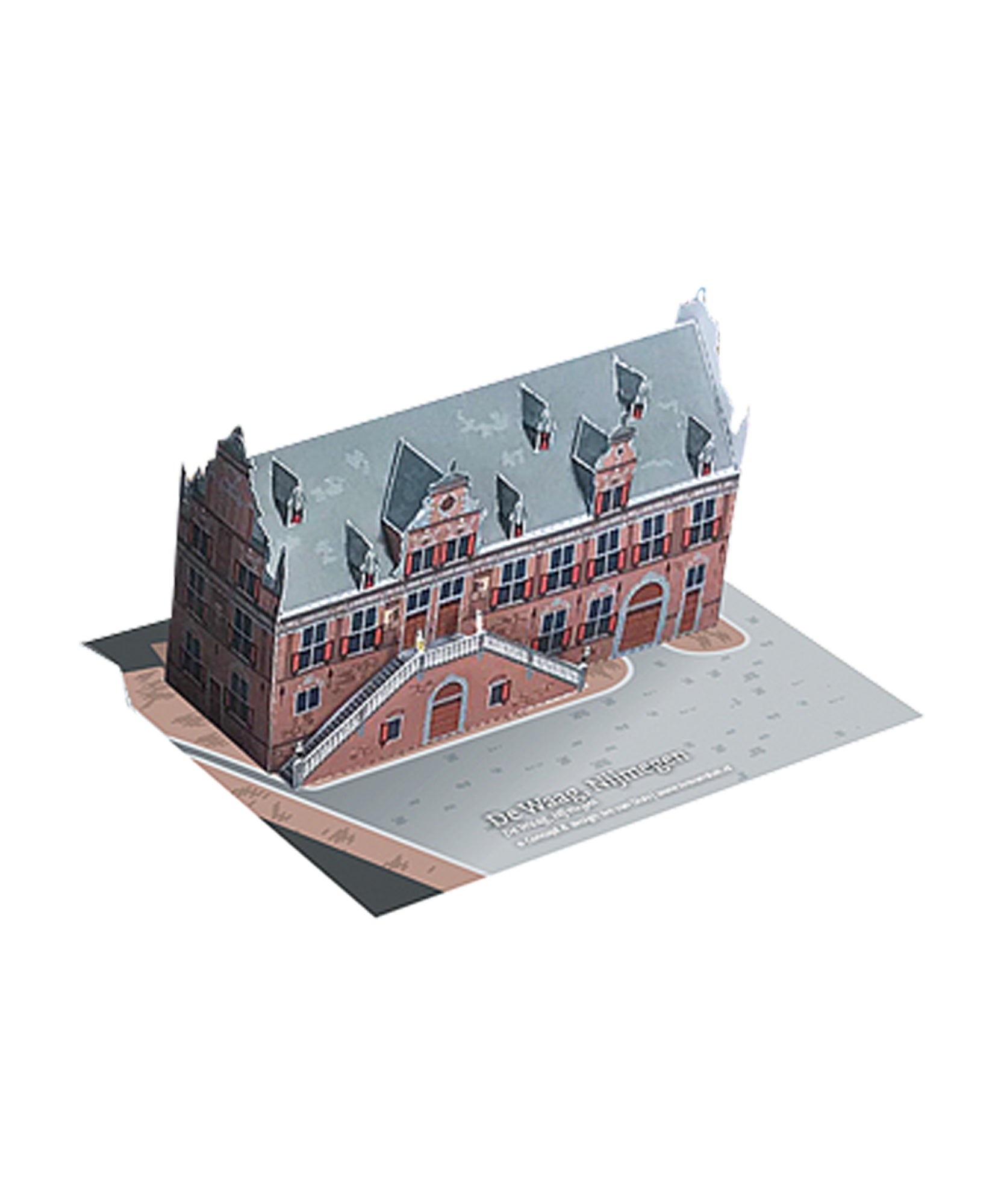 ILOVENIJMEGEN - Mini Bouwplaat - De Waag