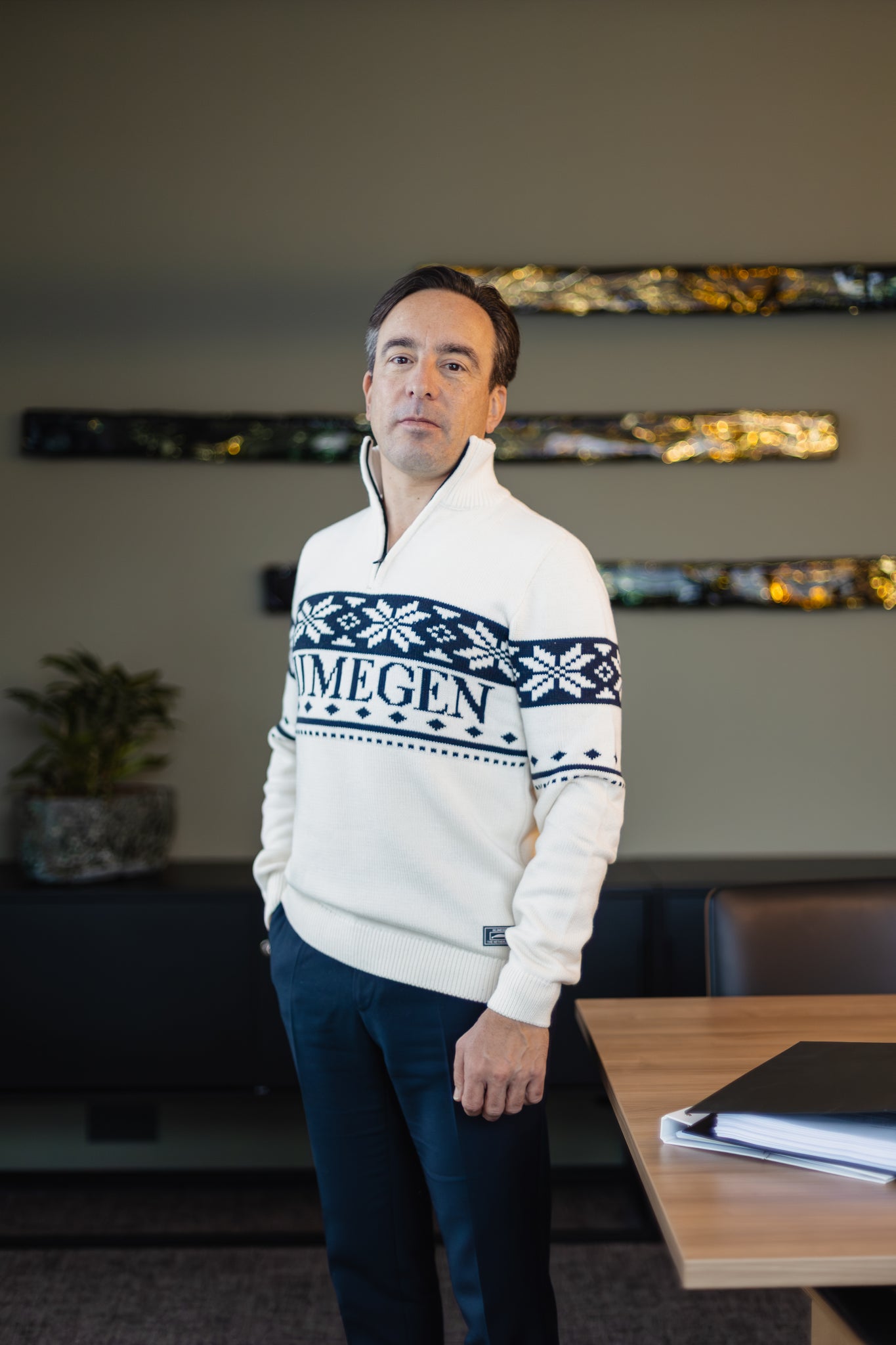 Nijmegen - Geen Foute Kersttrui - Off White/navy