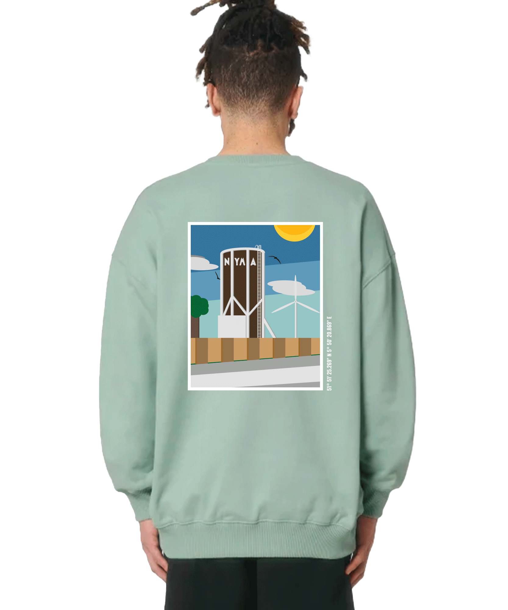 Nijmegen - Art - Sweater - Nymatoren - Aloe