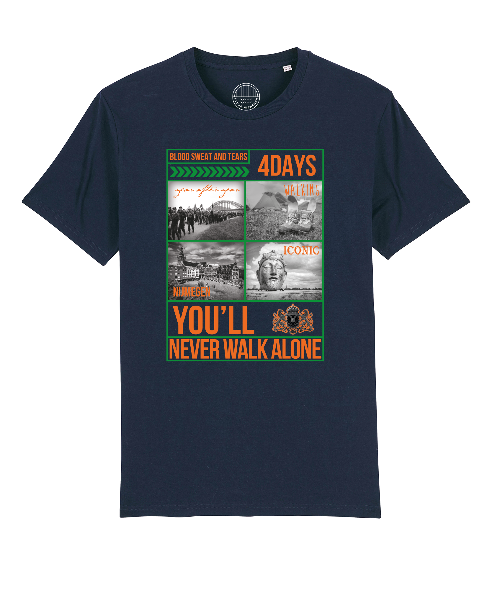 Nijmegen - Iconic - T-shirt - Navy