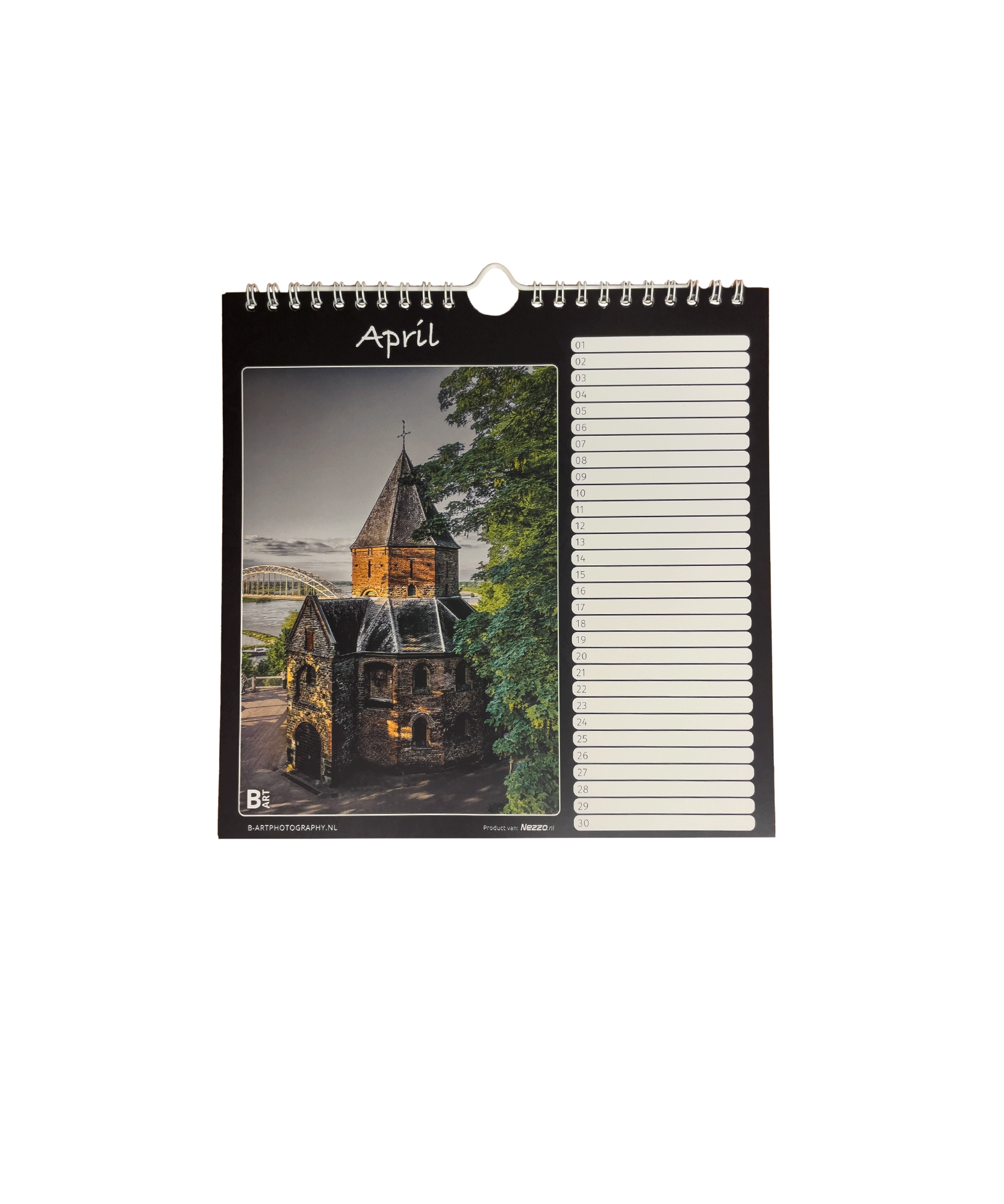 ILOVENIJMEGEN - Mini Verjaardags Kalender - 21x21cm