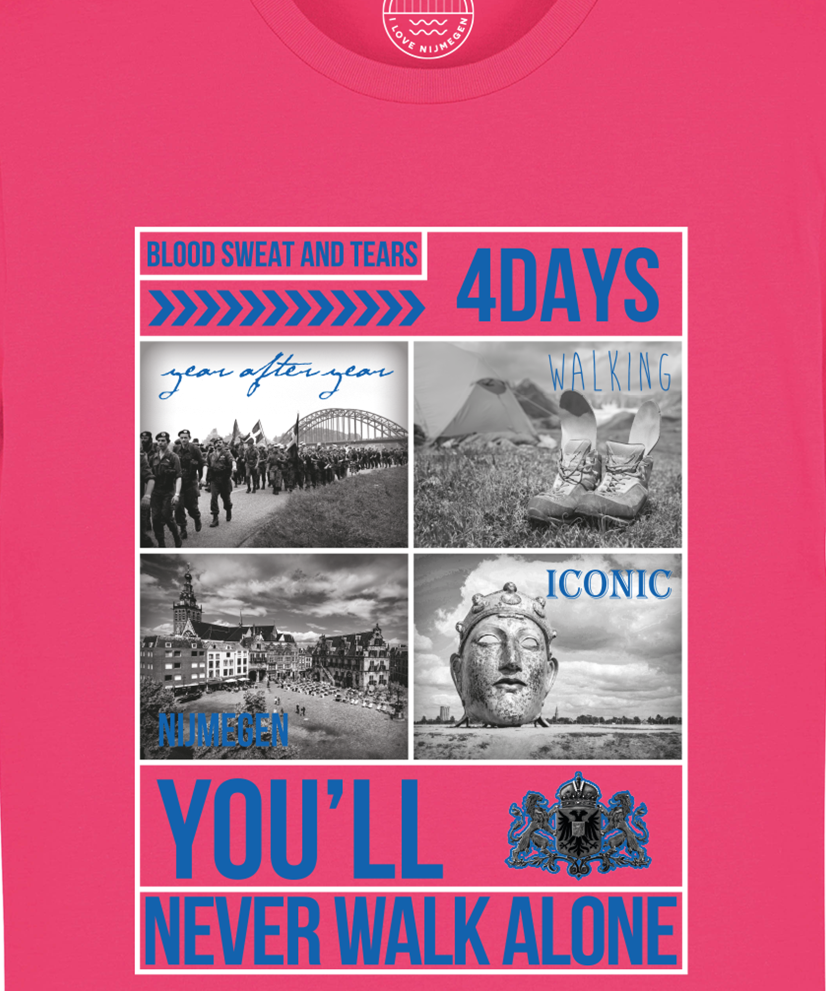 Nijmegen - Iconic - T-shirt - Pink