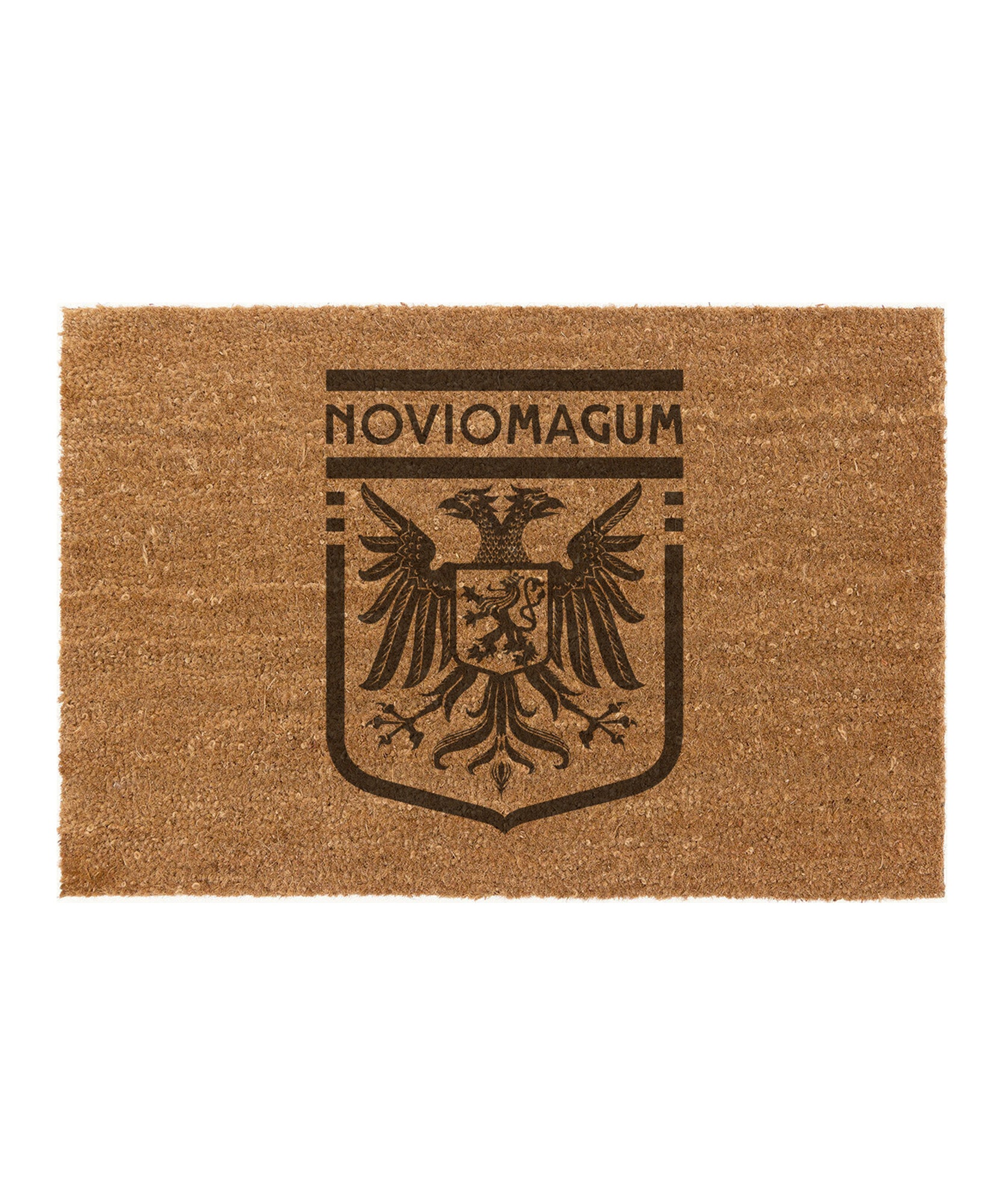 Deurmat met het Noviomagum logo.